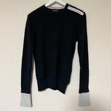EMPORIO ARMANI 엠포리오 아르마니 니트 블랙 그레이