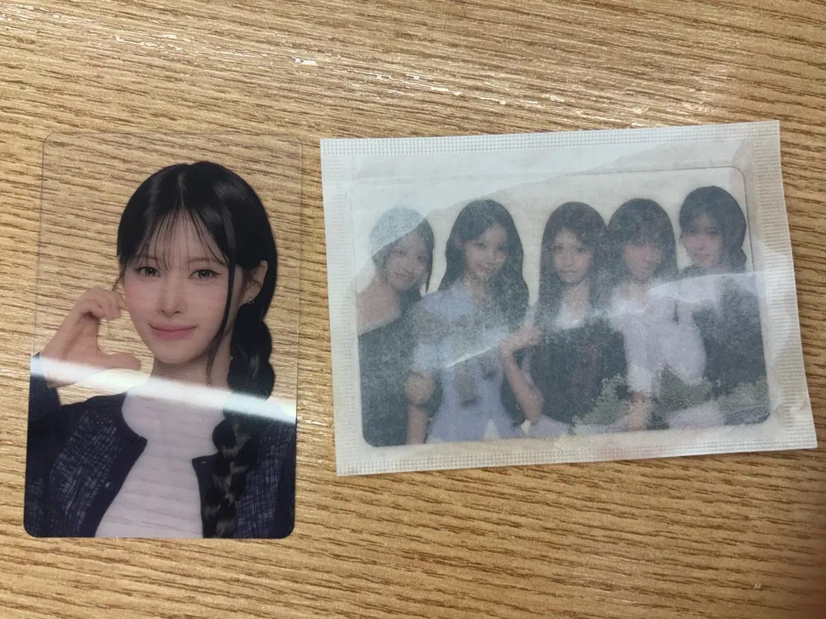 Cu 리센느 포카 리브.단체 포카