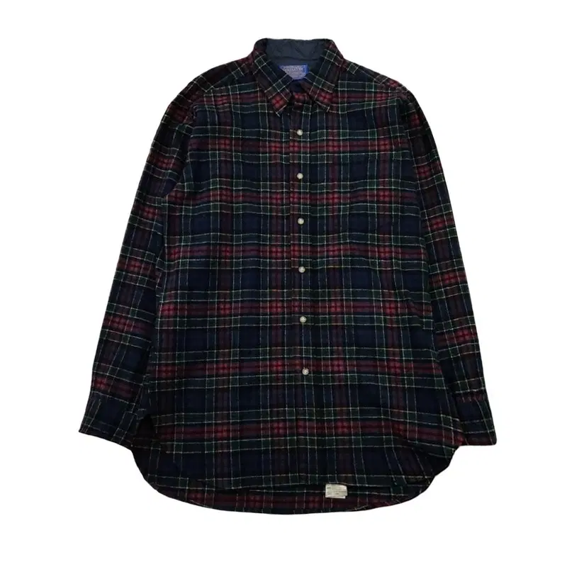 70S 펜들턴 100% 버진 울 타탄 플래드 셔츠 M MADE IN USA