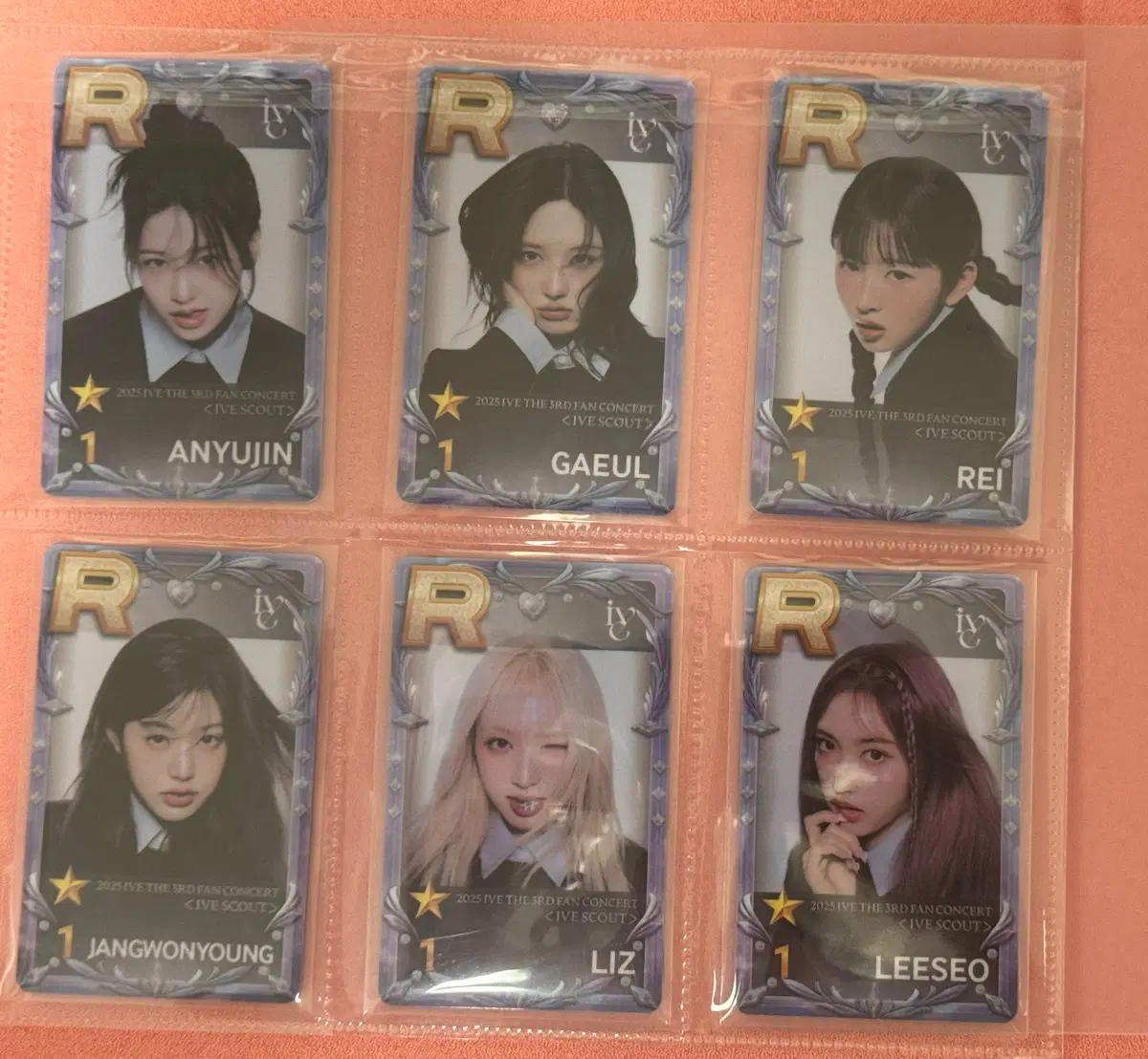 아이브 팬콘 슈스쉽 6명 일괄