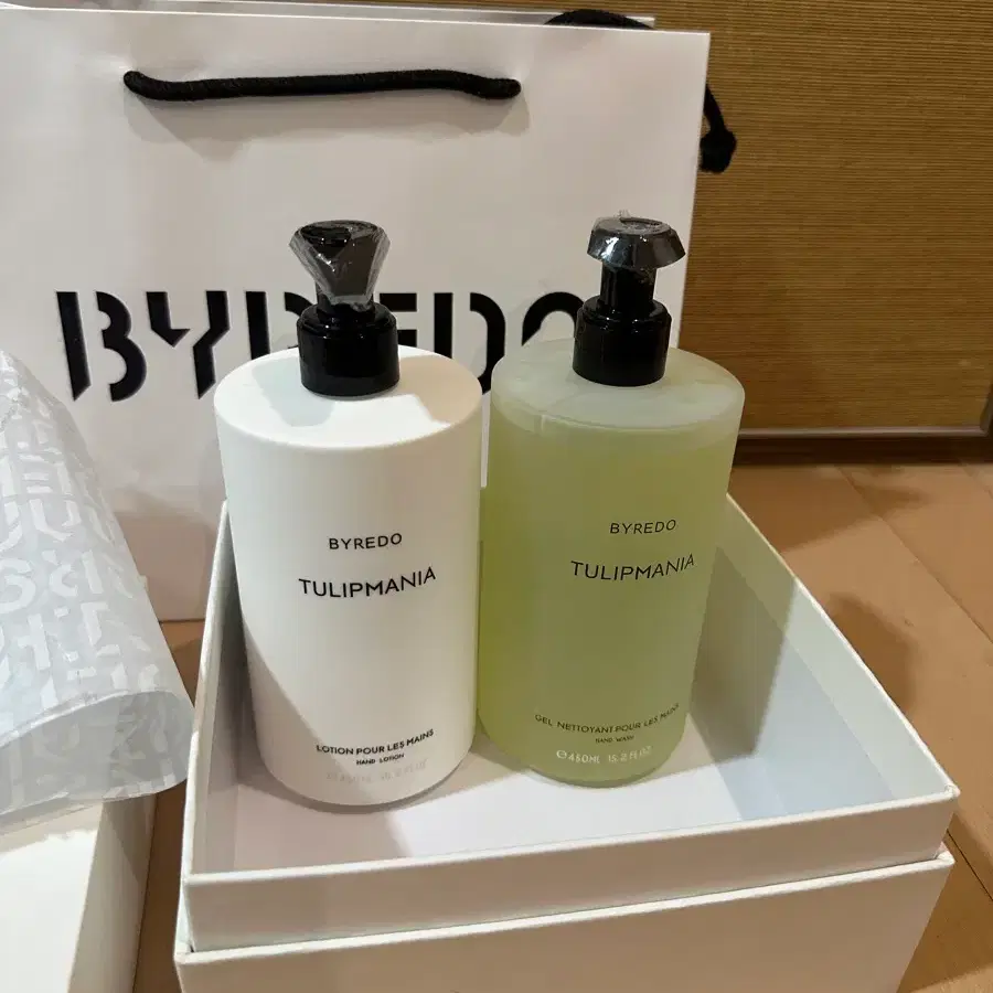 바이레도 튤립매니아 핸드워시&로션 세트