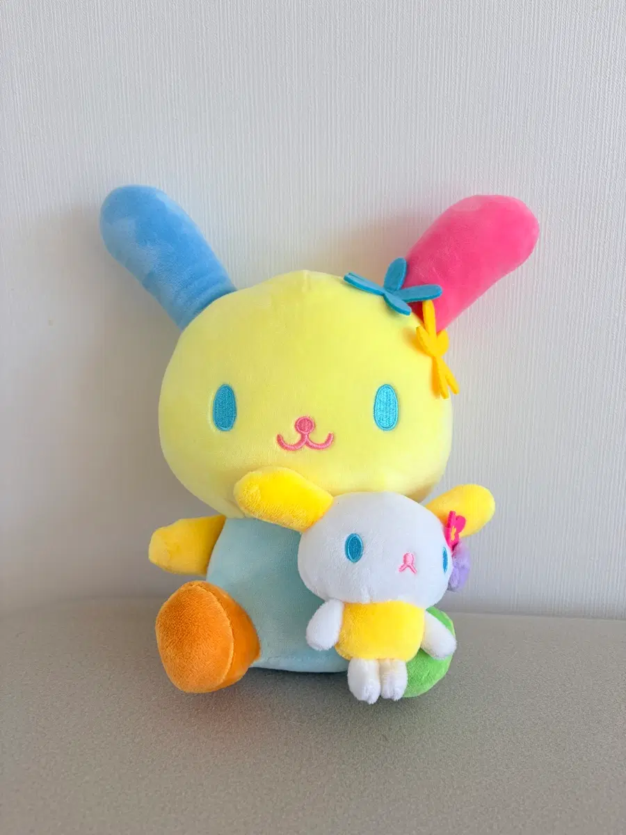 (산리오 정품) 토끼 안은 우사하나 인형 25cm