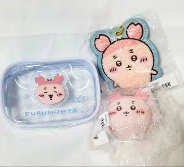 치이카와(먼작귀) 헌책방 카니쨩 굿즈 3종 세트 미사용 새상품 Chiikawa