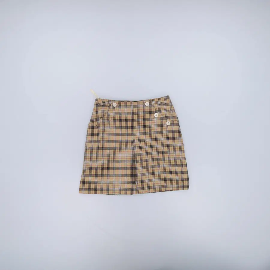 실측확인 버버리 노바체크 미니스커트 0929H