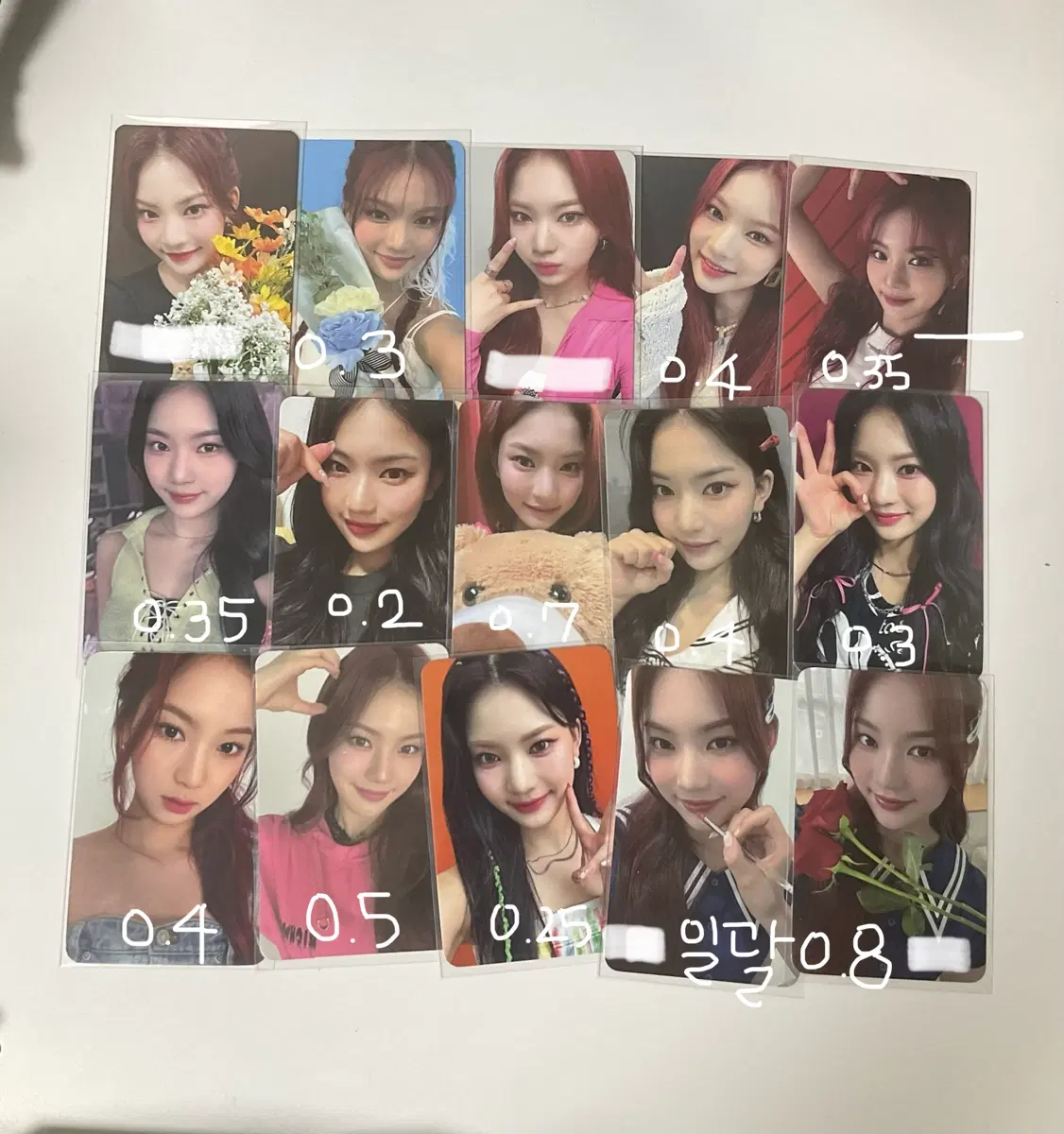 스테이씨 테디베어 버블 콘서트 아이사 포카 양도