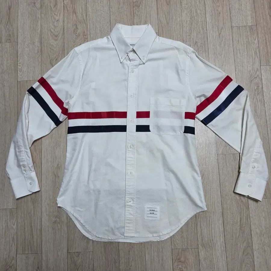 톰브라운 옥스포드 화이트 삼선 셔츠 MWL001C W5259 (3size)