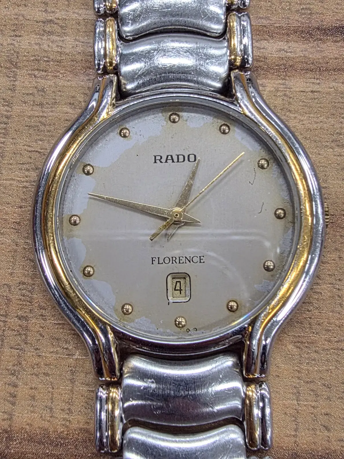 라도 Rado 빈티지 플로렌스 스틸콤비 메탈 손목시계