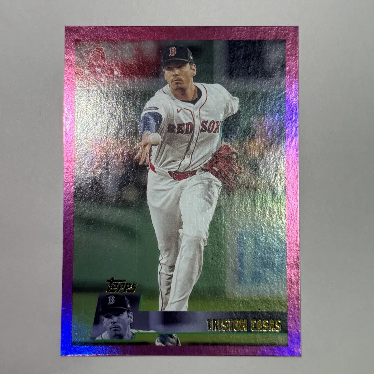 보스턴 레드삭스 트리스턴 카사스 핑크 탑스 MLB 야구 카드