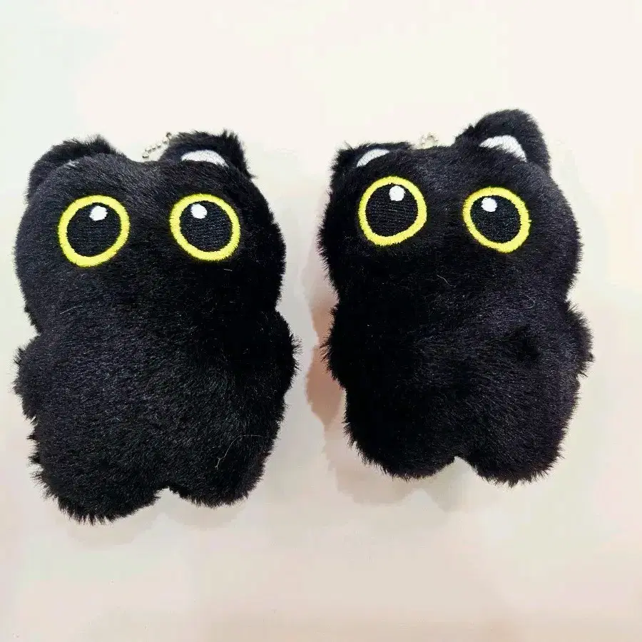 무배) 새제품 큐티 검은 고양이 키링 인형 2개