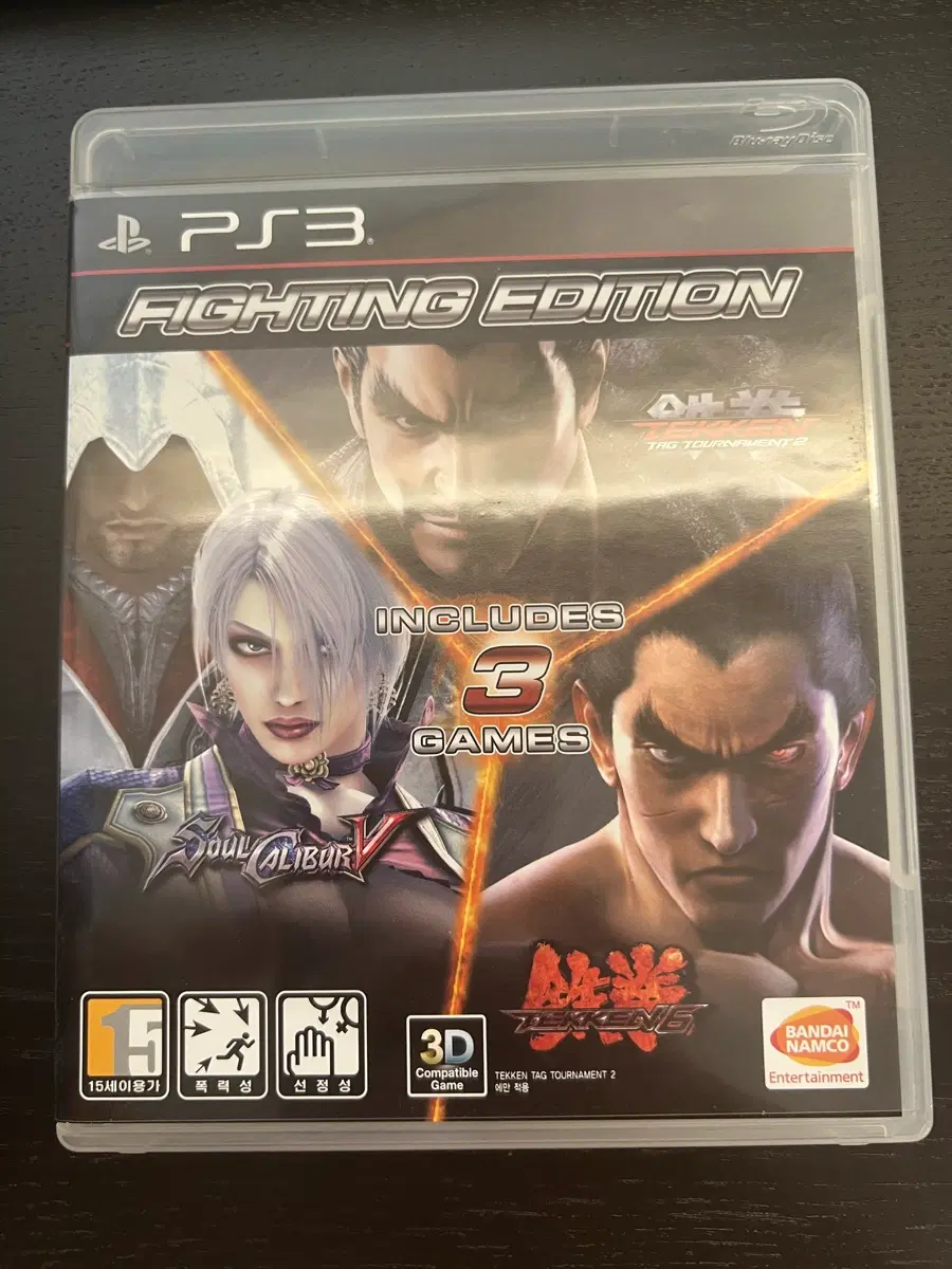 PS3 철권6 태그토너먼트2 소울칼리버5 파이팅 에디션
