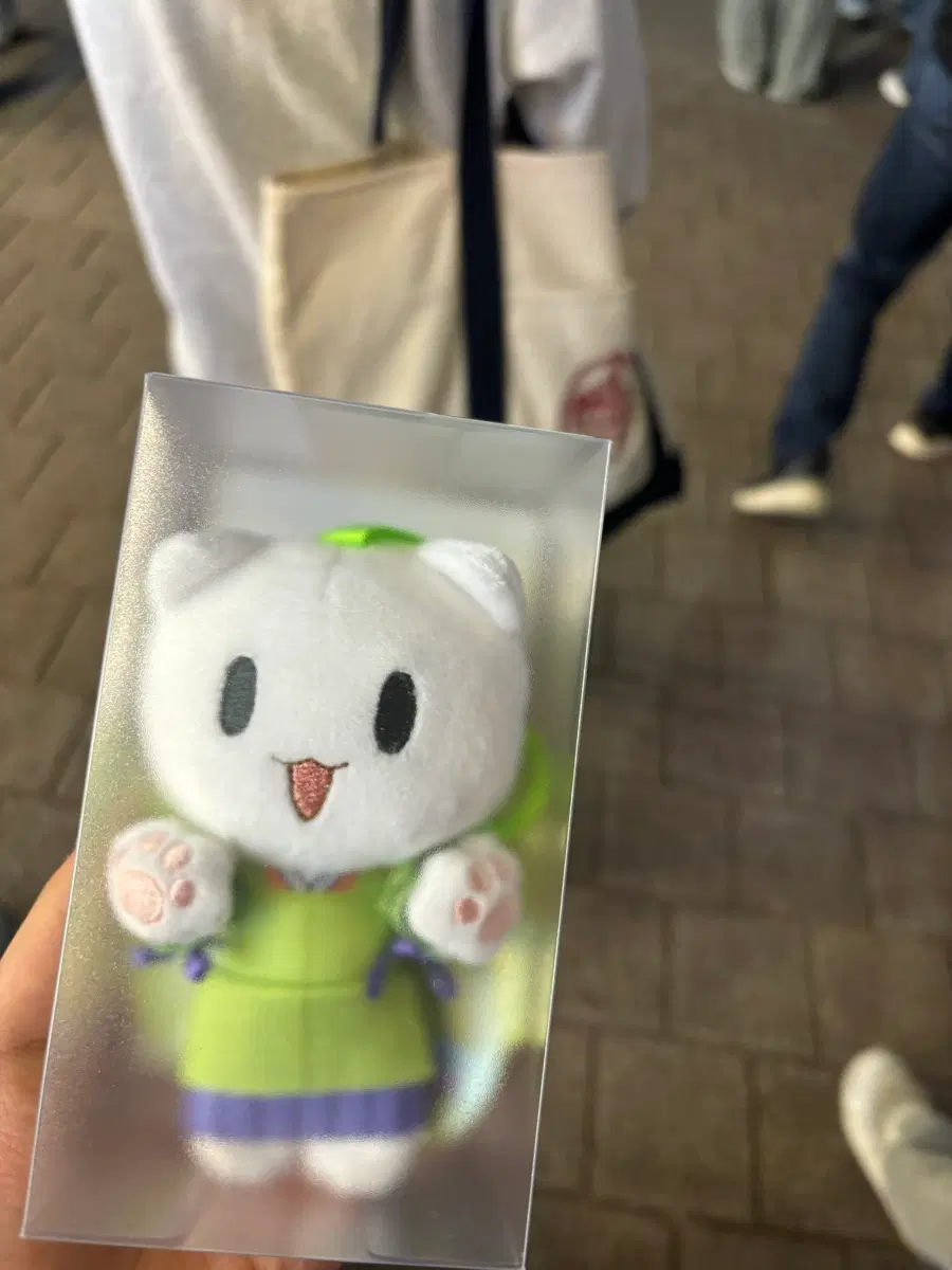 오늘부터 신령님 토모에 인형 키링 굿즈