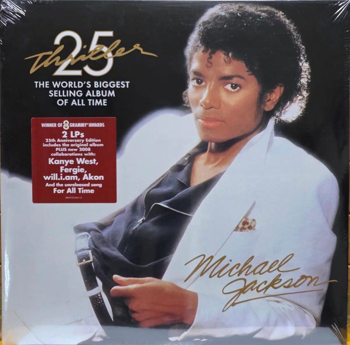 BA-993. 미개봉 2LP. 잭슨 Thriller 25주년 기념 에디션 LP