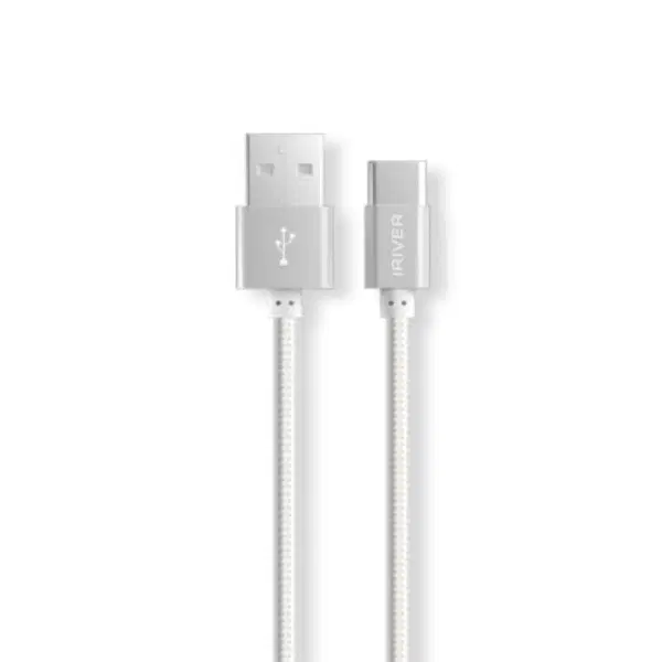 USB-A 2.0 to Type-C 고속 충전케이블 실버/1.5m
