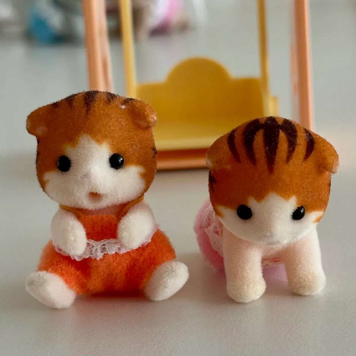 실바니안 메이플캣 아기 쌍둥이 그네 일괄