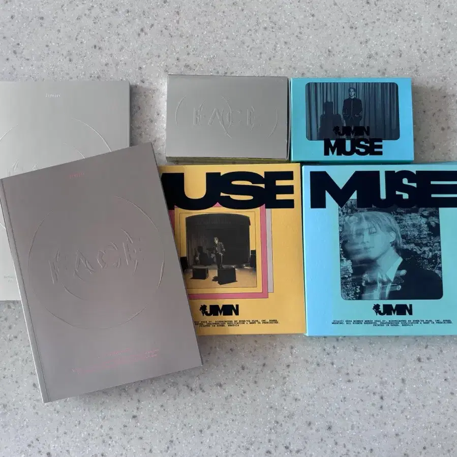 방탄소년단 지민 FACE MUSE 앨범 set 일괄 양도 포카 제외 풀구성