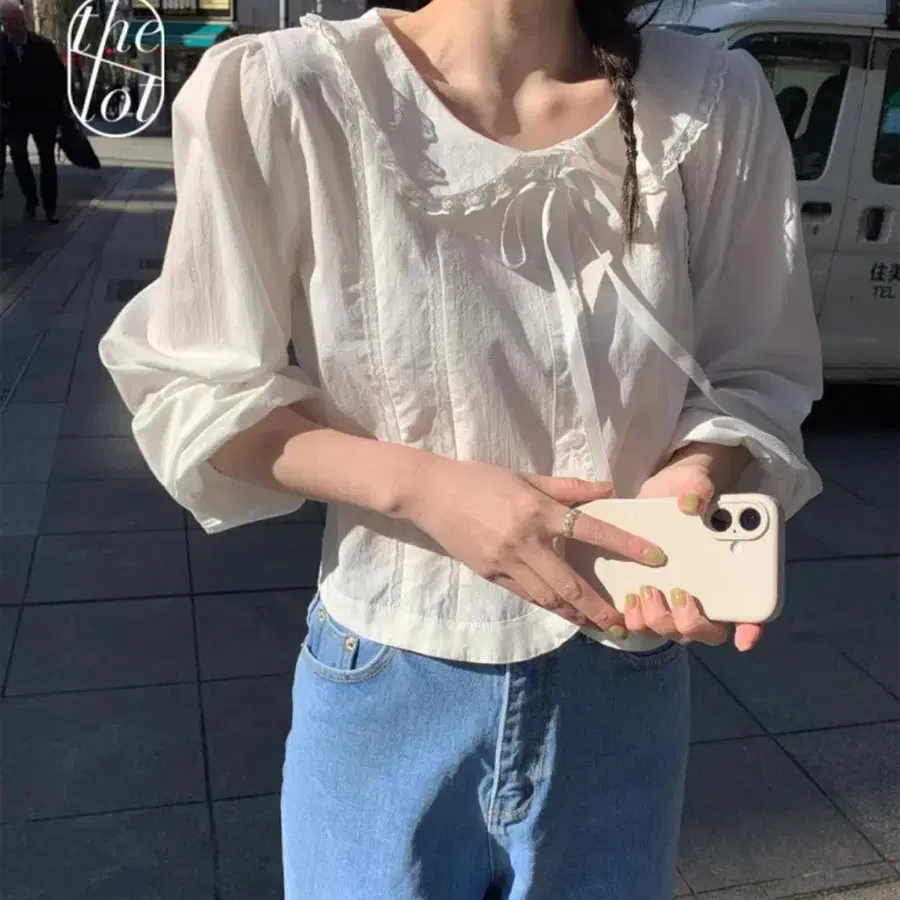 멜라운지 블라우스