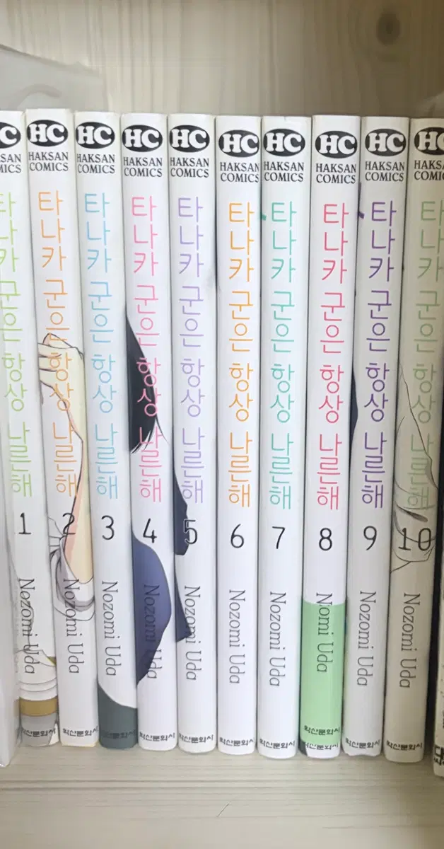타나카군은 항상 나른해 1~10권