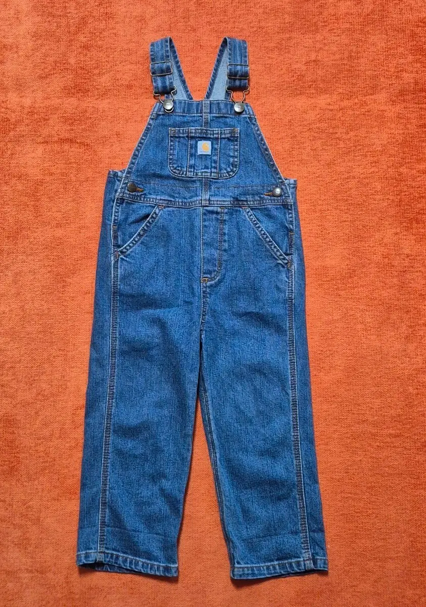 Carhartt 칼하트 데님 멜빵 오버롤 키즈3t