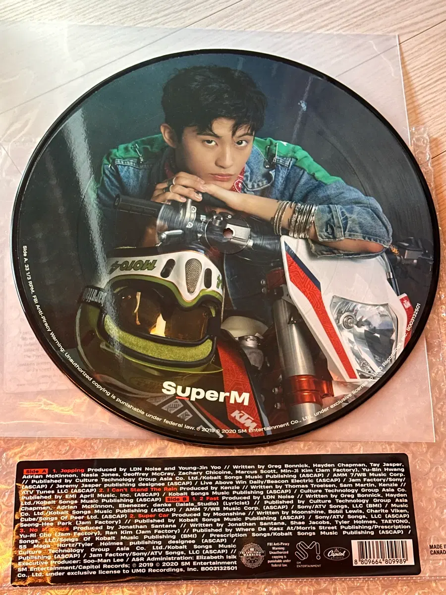 SuperM 슈퍼엠 Jopping 엘피 LP 마크 이마크