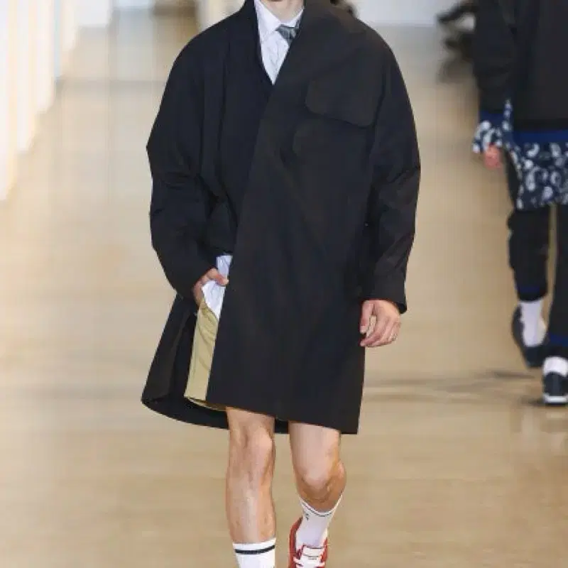 우영미 18ss 롱 야상 밀리터리 자켓 블랙 54