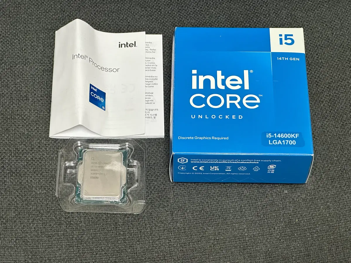 인텔 i5-14600KF 정품 박스 / 코잇 정품 / 무상보증 2029년 10월까지