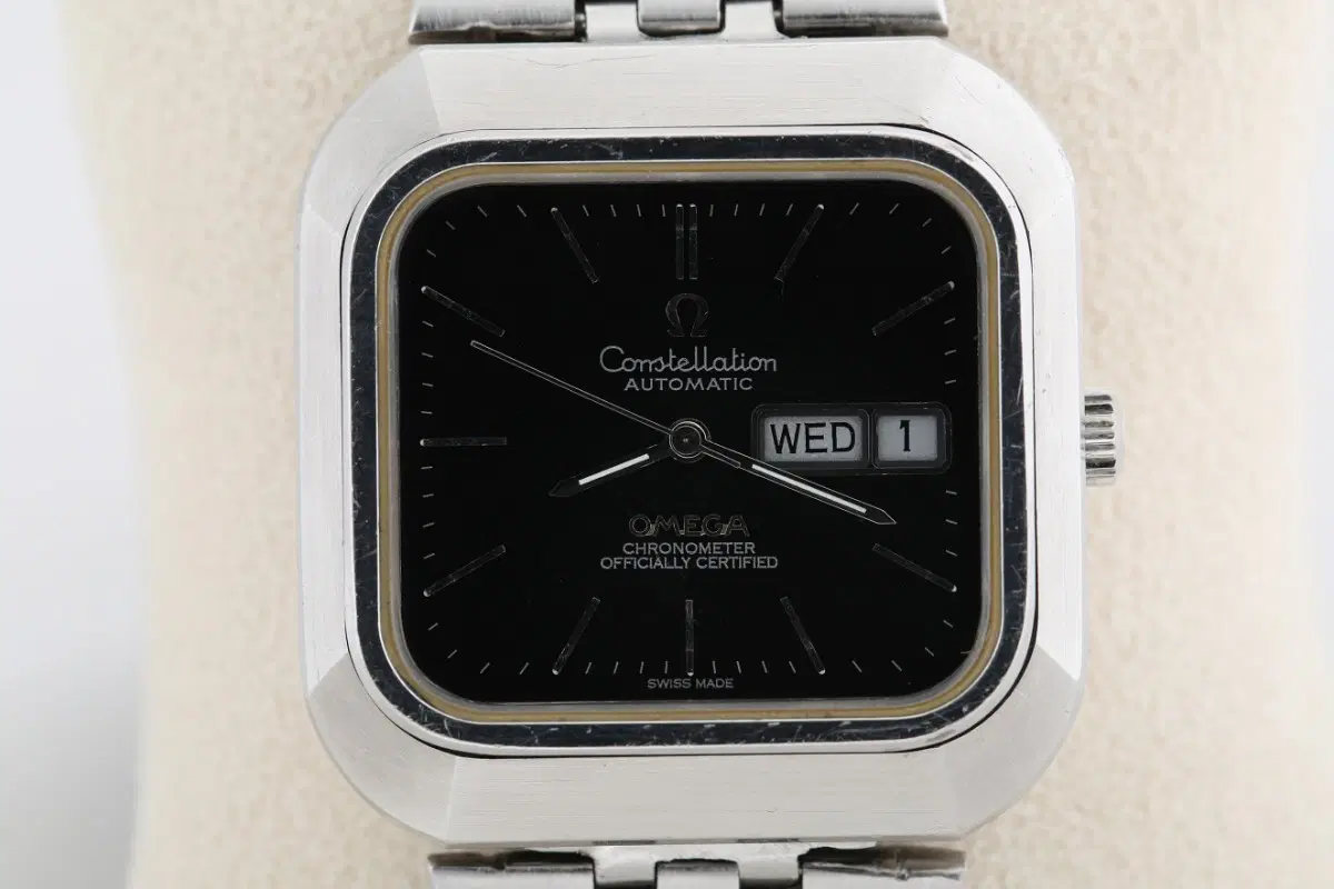 오메가 컨스텔레이션 Omega Constellation 크로노미터 데이-데이트 TV 다이얼 오토매틱