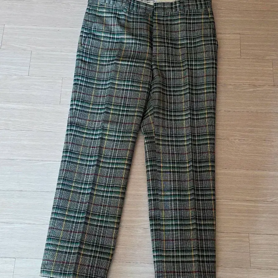 MSGM 울 체크 팬츠