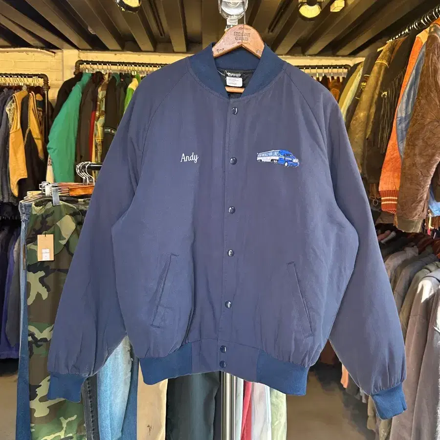 [105]90s Nemesis Sportswear 붐버 자켓 made in usa