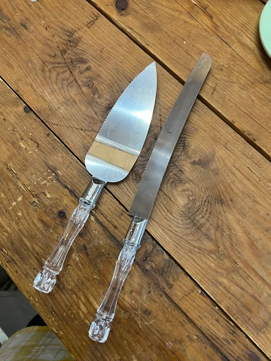빈티지 케이크서버 & 나이프