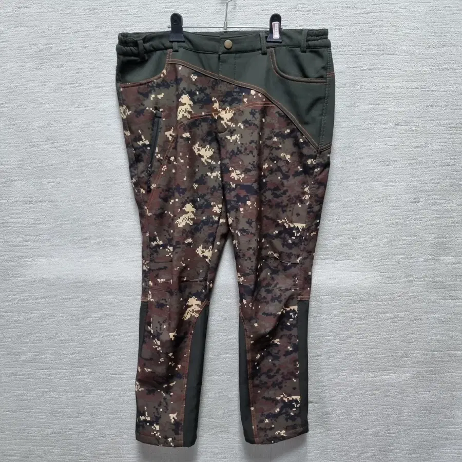 b500 남성 기모 카모플라쥬 바지