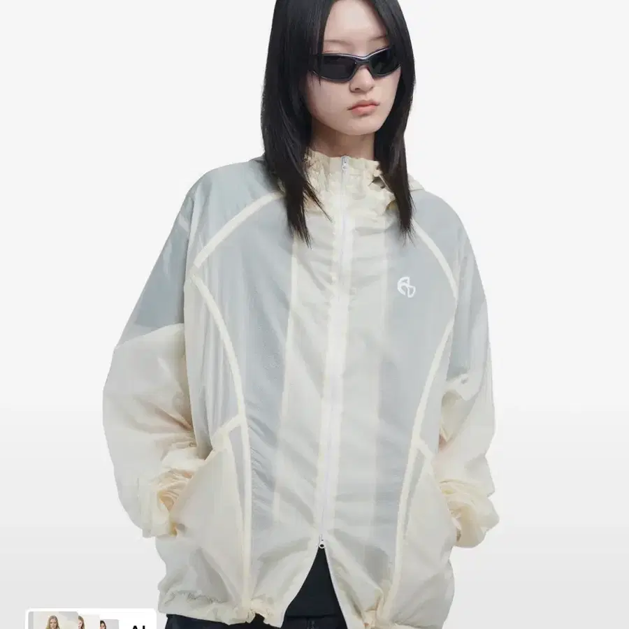 노매뉴얼 바람막이 (AETHER NYLON JACKET - SAND YELLOW)