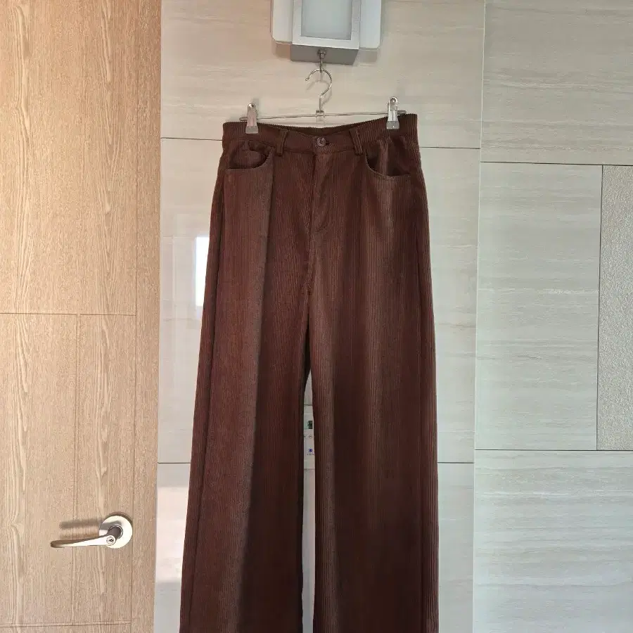 LIZARD STANDARD 코듀로이 와이드 팬츠 브라운