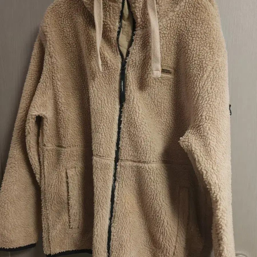 F] 내셔널지오그래픽 플리스 후드집업 자켓, 2XL*