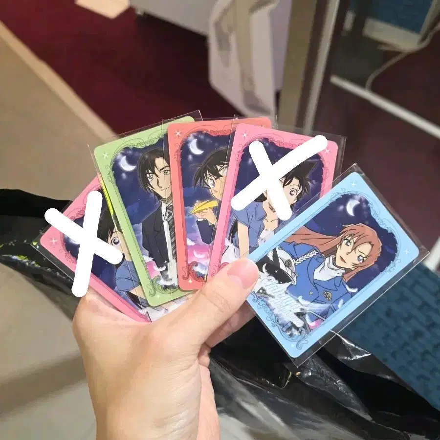 코난 모모리 팝업 포토카드 교환구합니다!!