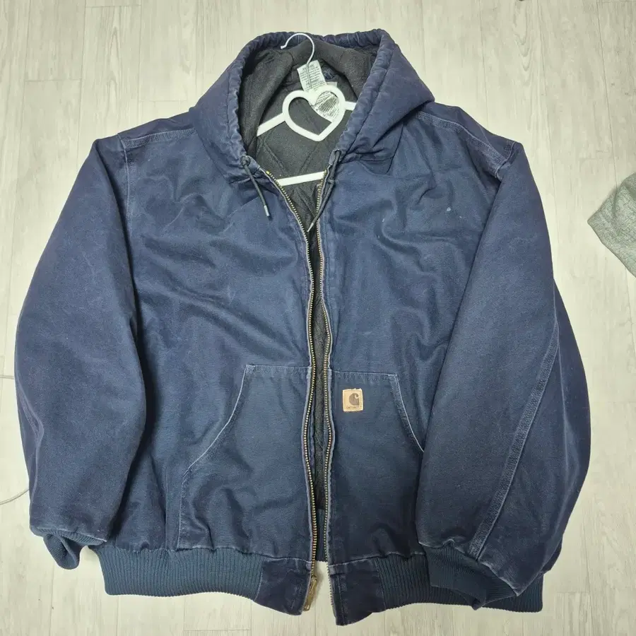 칼하트 j130 액티브 후드 자켓 네이비 5XL