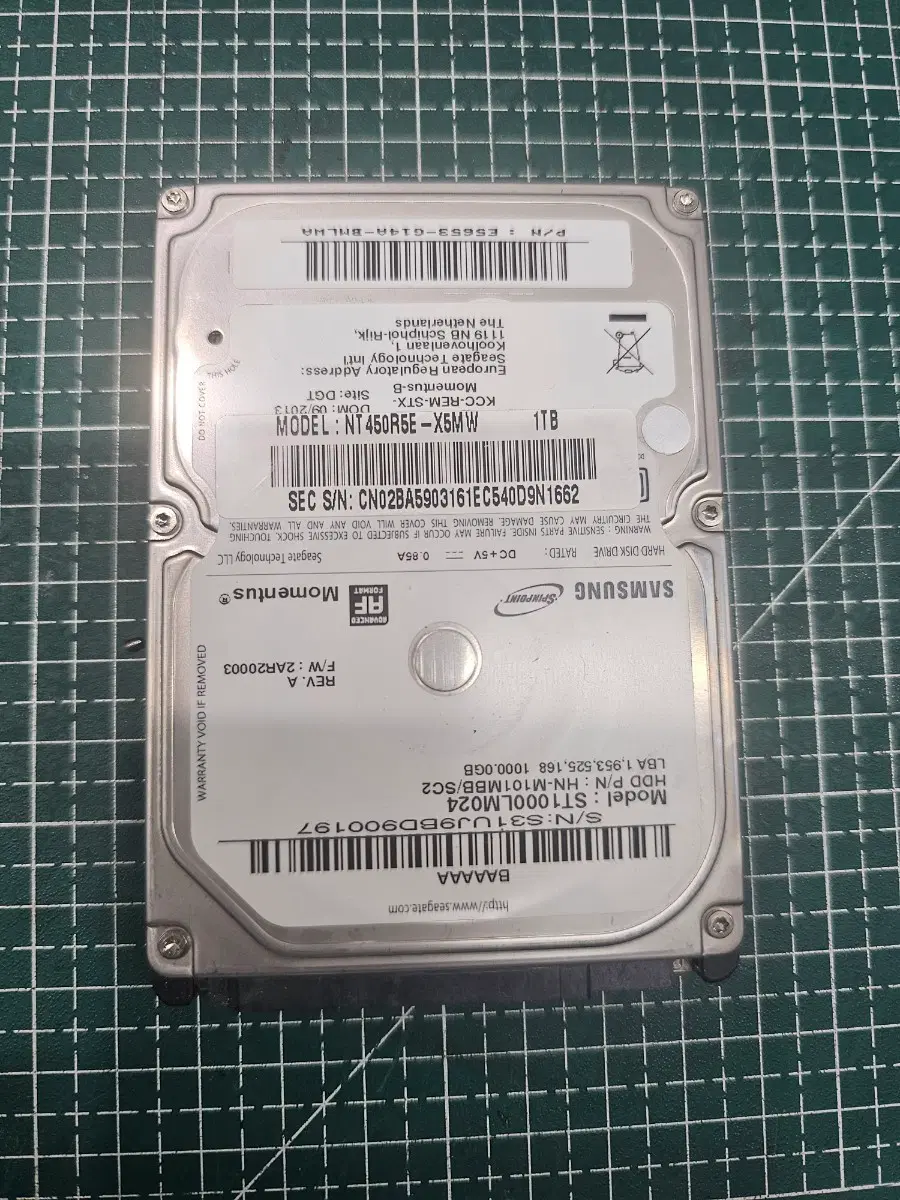 samsung 노트북 HDD 2.5 1TB