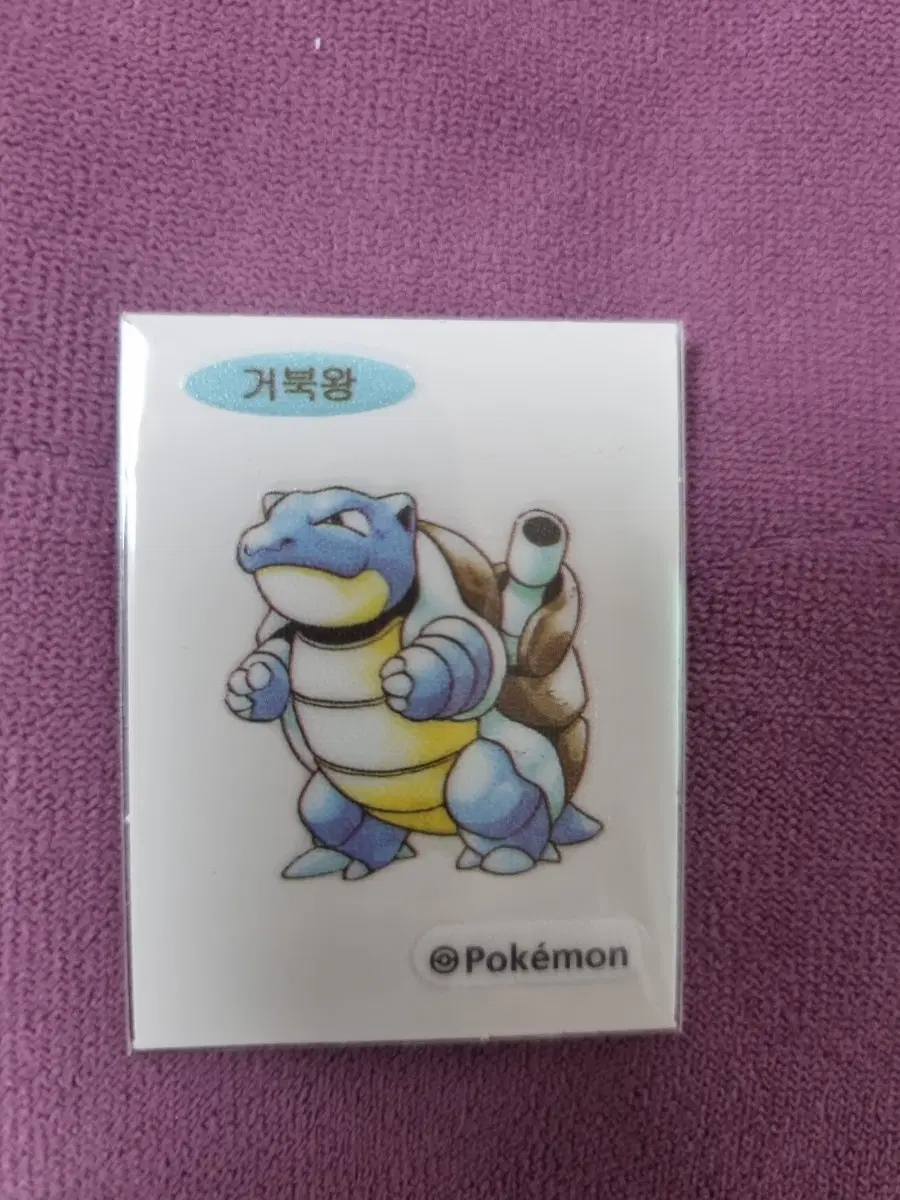 포켓몬 거북왕 스티커 띠부씰