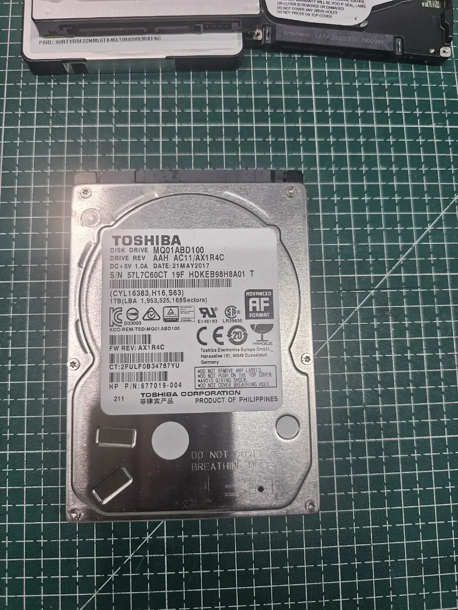 TOSHIBA 노트북 HDD 2.5 1TB