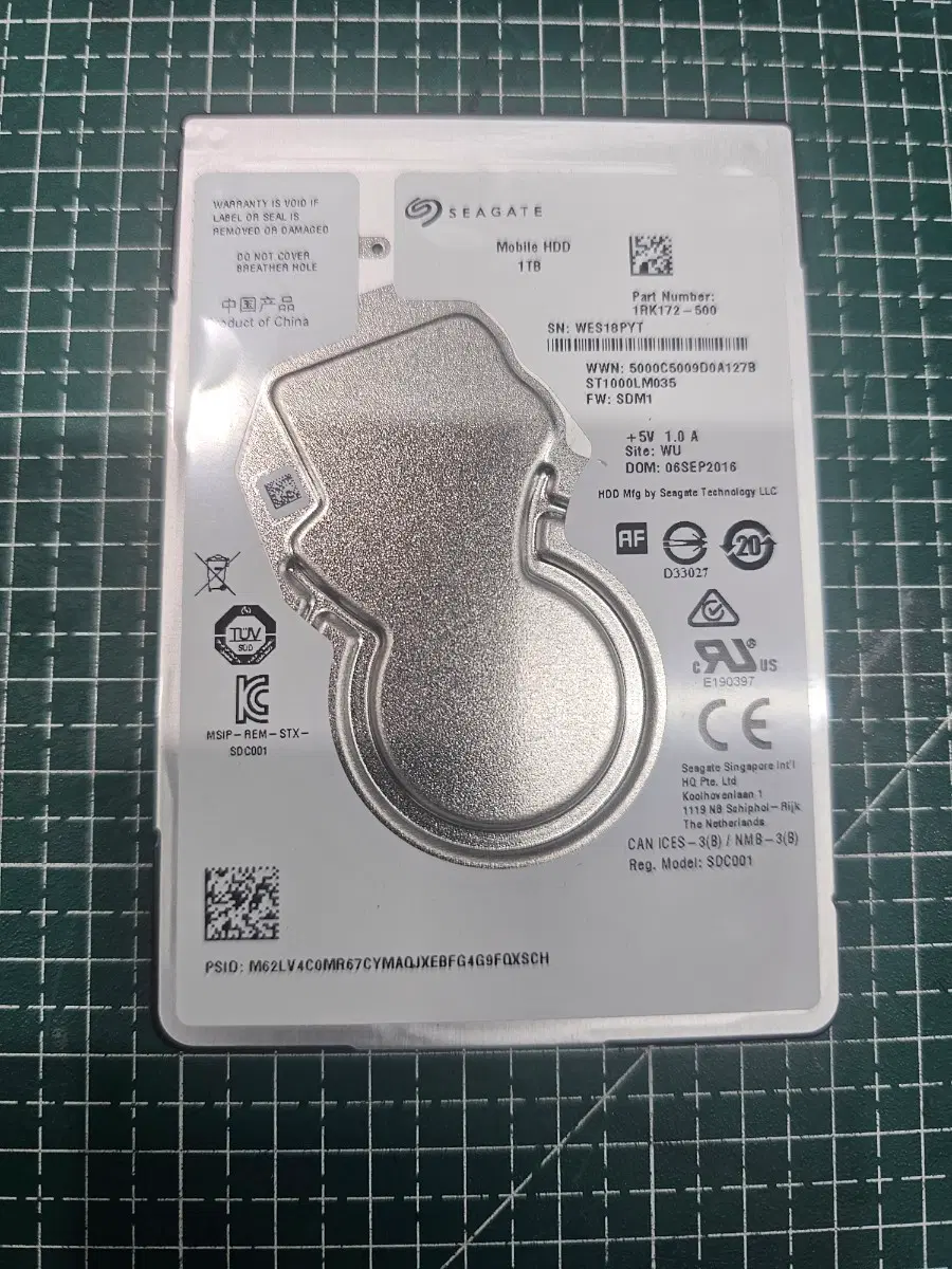SEGATE 노트북 HDD 2.5 1TB