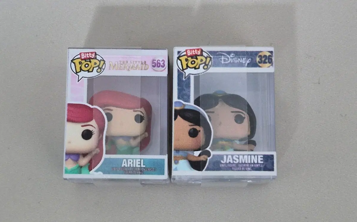 Bitty pop! funko 펀코팝 비티팝 디즈니 프린세스 자스민 애리얼 양도 판매