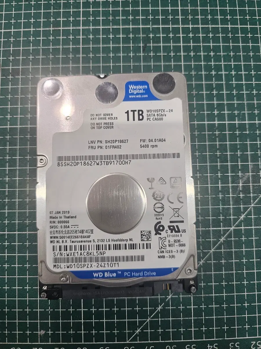 WD 노트북 HDD 2.5 1TB