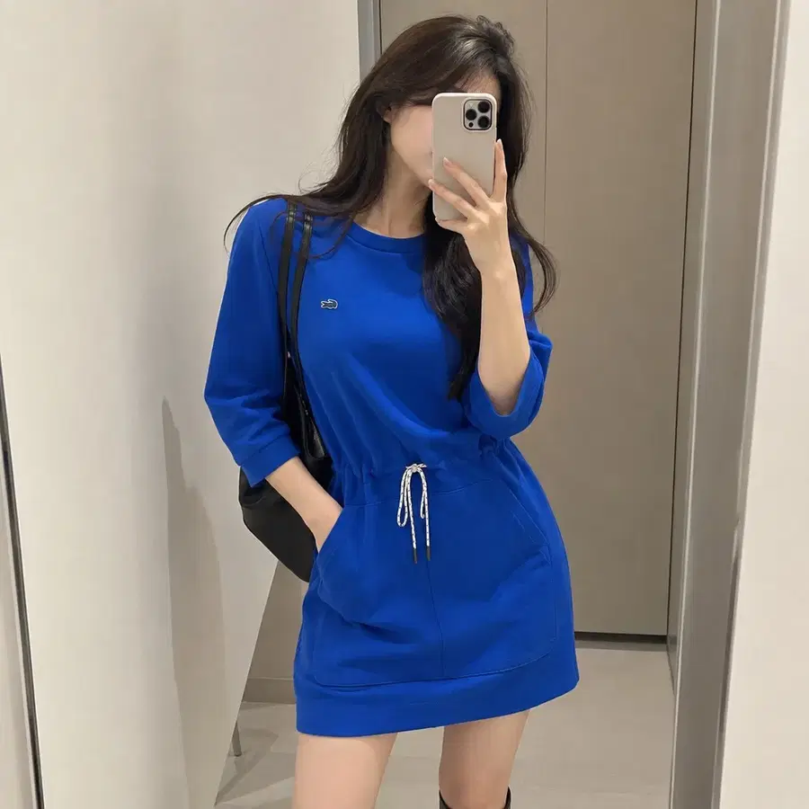 라코스테 라이브 블루 원피스 S
