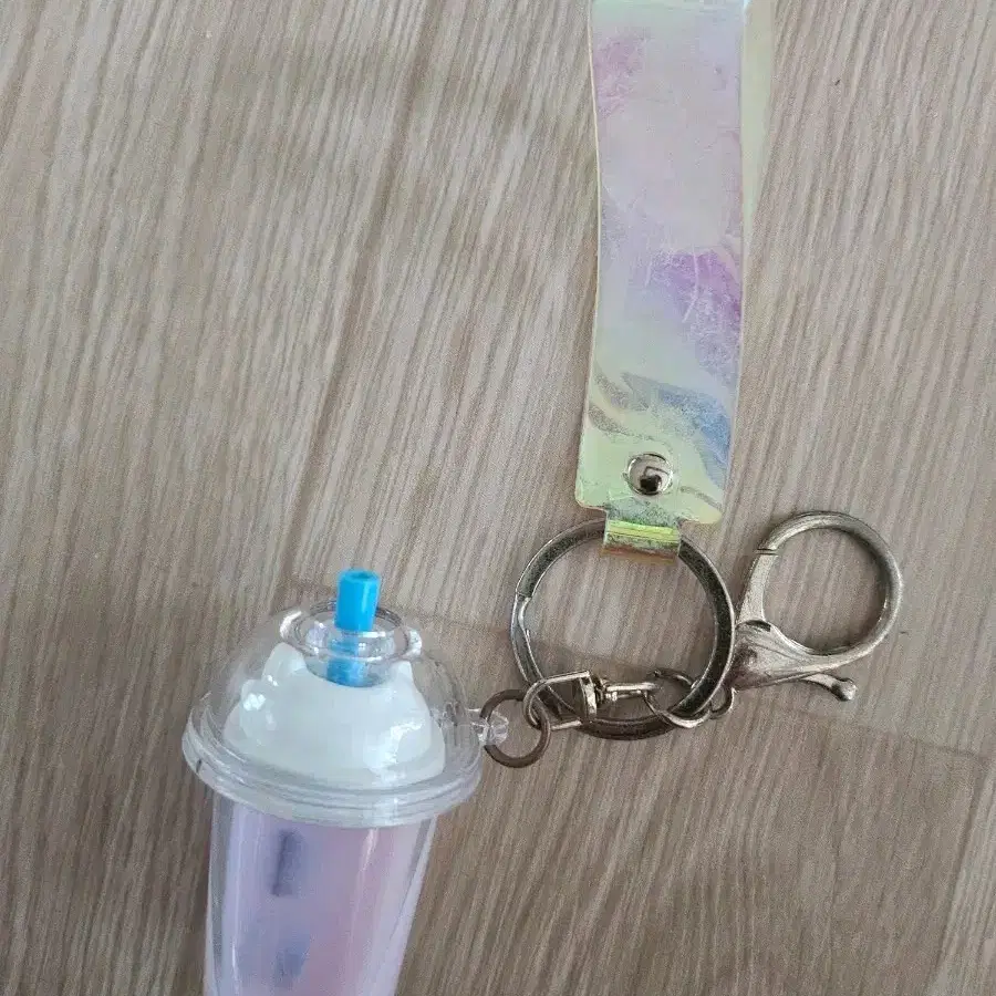 버블티 모양 키링