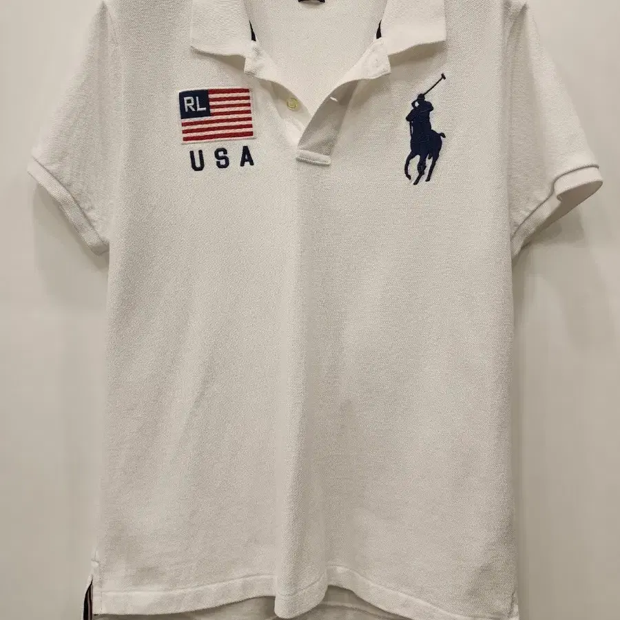 정품) 폴로 랄프로렌 USA 성조기 카라티