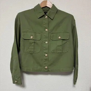 ZARA 카키 데님 자켓