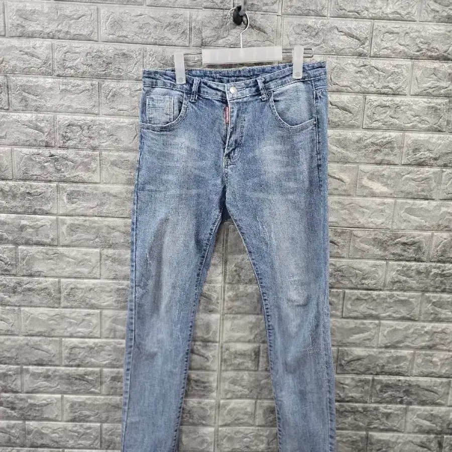 디스퀘어드2 청바지 남성 워싱 데님 허리 30인치 기장 98cm