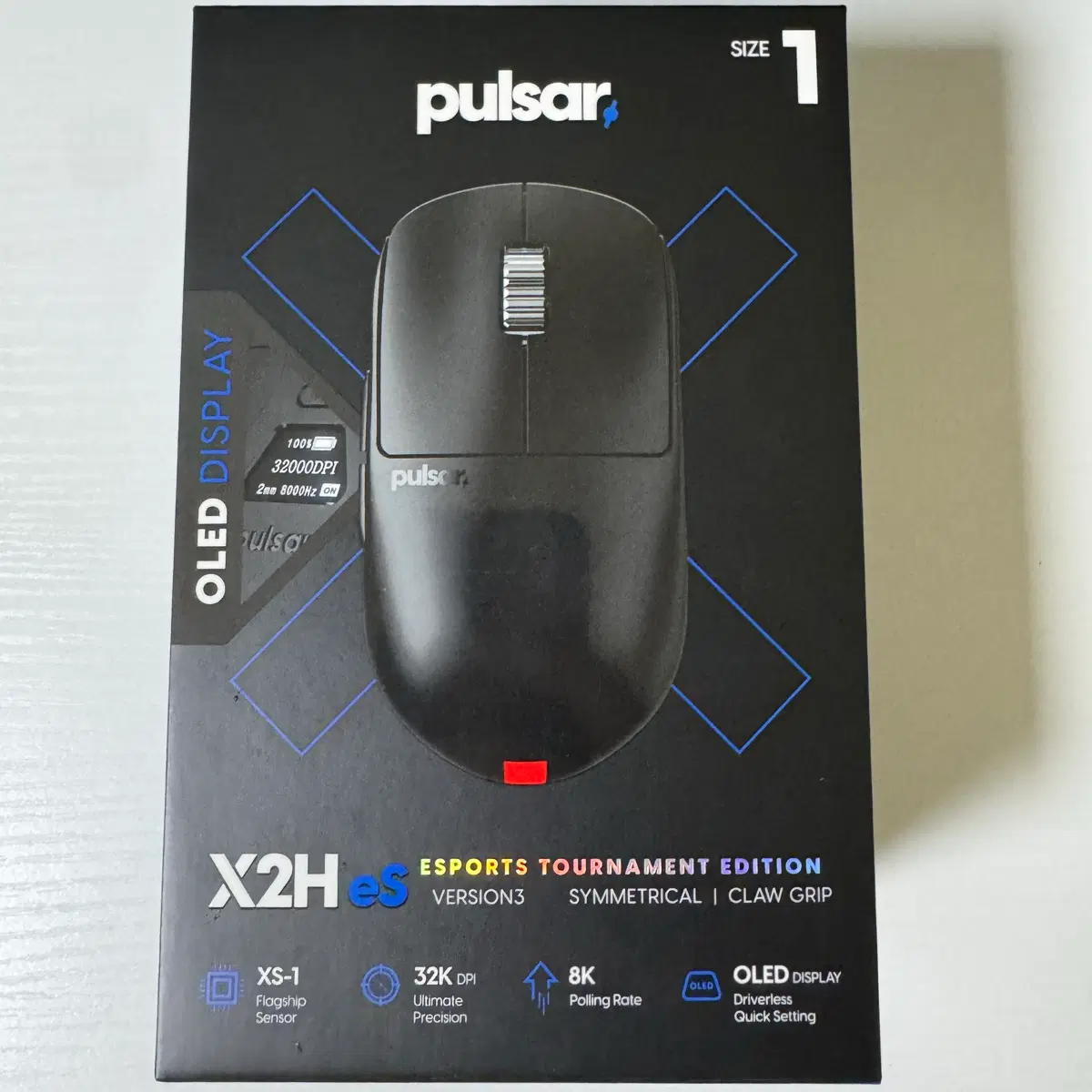 펄사 X2H v3 eS Mini 무선 게이밍 마우스 블랙