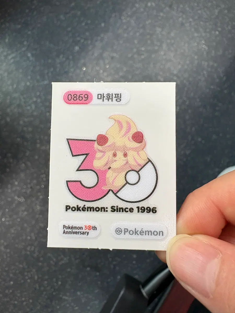 포켓몬 30주년 마휘핑 띠부실