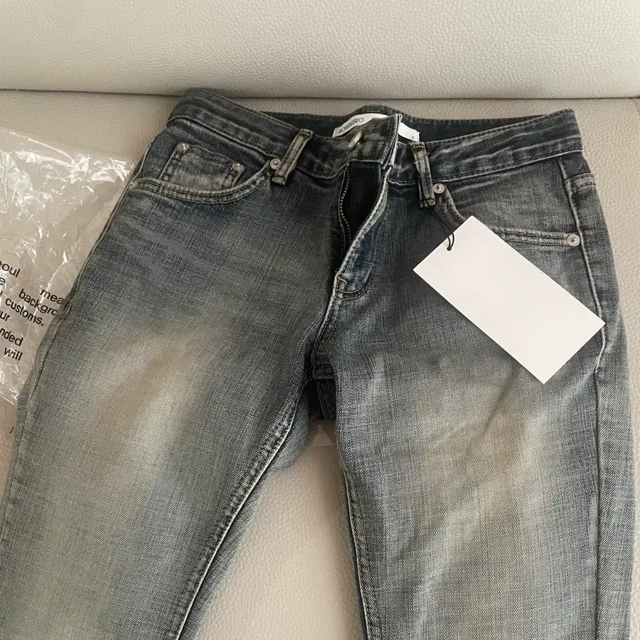 보헤미안서울 부츠컷 데님 s