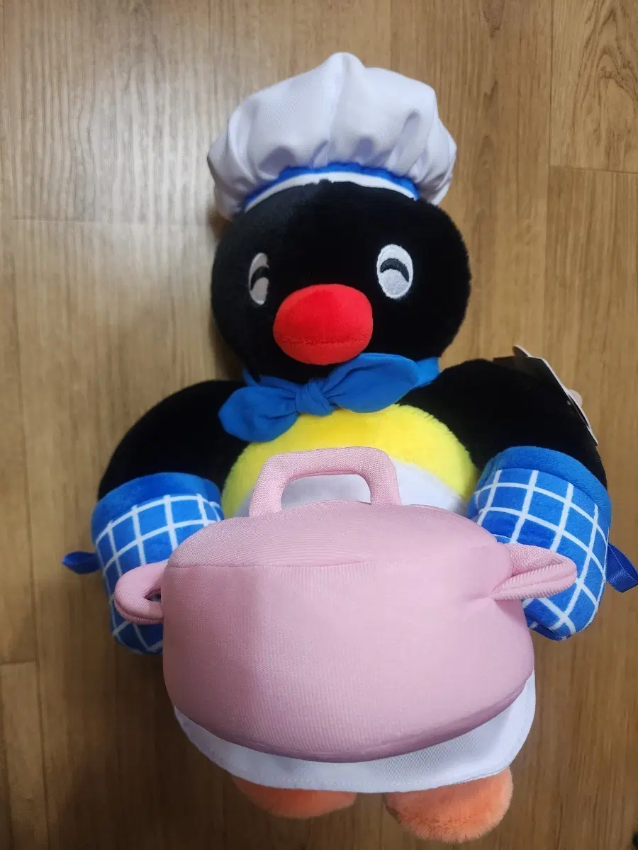 핑구 펭귄 요리사 인형